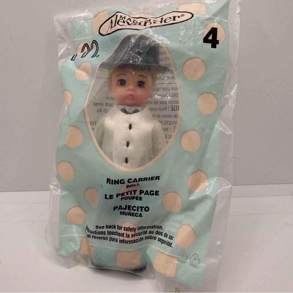 2003‎ McDonalds Happy Meal Toy Madame Alexander Wedding Ring Carrier Doll Boy